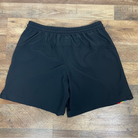 Humankind and Target Collaboration Black Shorts w/ Rainbow Leg Size M - Picture 6 of 7